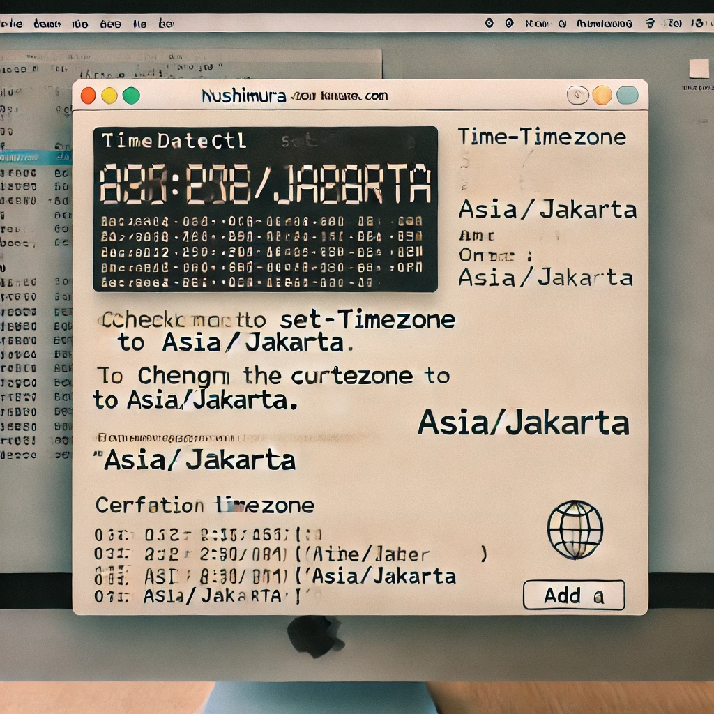 Mengganti Zona Waktu Ubuntu Server ke Asia/Jakarta dengan Perintah Terminal